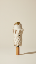 Soft cream compact umbrella