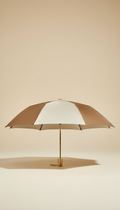 Brushed gold compact umbrella